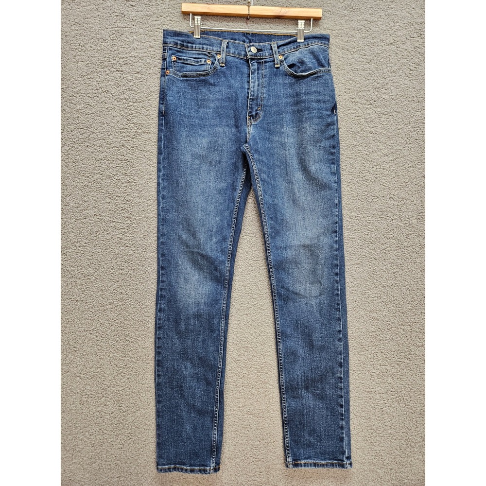 Levis 511 Slim Jeans 34x34 Blue Medium Wash Stretch Denim Casual Classic